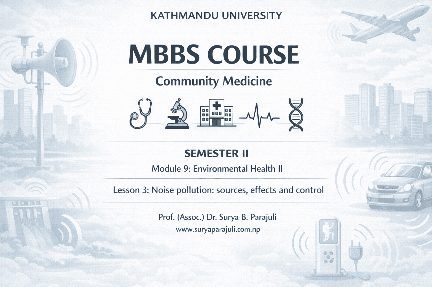 Noise pollution: sources, effects and control